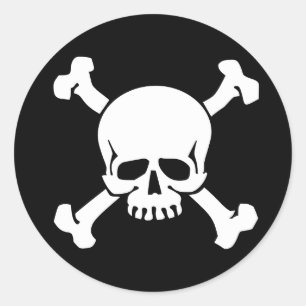 Adesivo Redondo Pirata