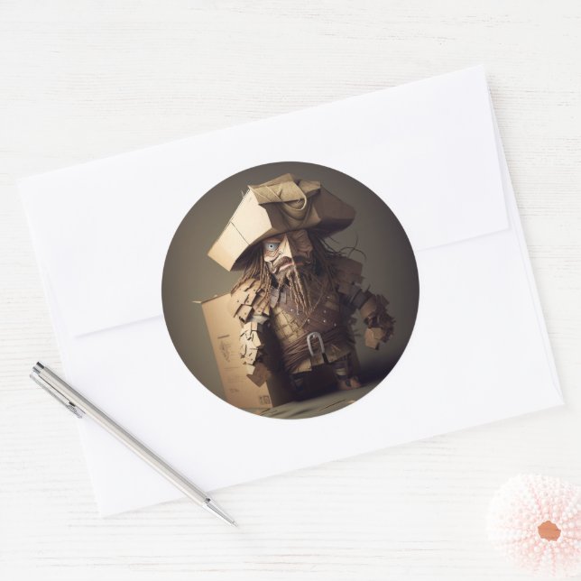 Adesivo Redondo Pirata (Envelope)