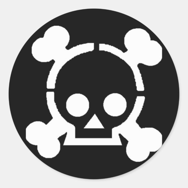 Adesivo Redondo Pirata! (Frente)