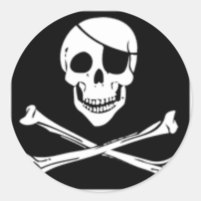 Adesivo Redondo pirata (Frente)