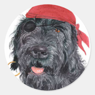 Adesivo Redondo Pirata Ralph Round Stickers