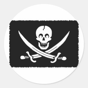 Adesivo Redondo PirateLife,Sticker