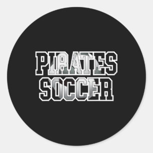 Adesivo Redondo Pirates Futebol Byll Espírito Escolar Futebol no D