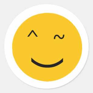 Adesivo Redondo Piscar os olhos
