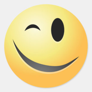 ADESIVO REDONDO PISCAR OS OLHOS FACE