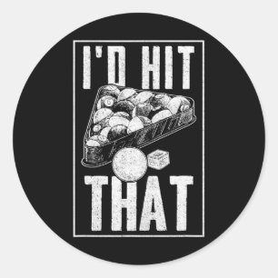 Adesivo Redondo Piscina engraçada do Billiard de Mulheres e Homens