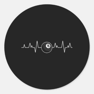 Adesivo Redondo Piscina Jogadores Hebeat Billiards 8 Ball