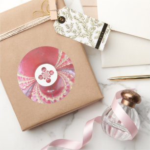 Adesivo Redondo Pitch Kaleidoscope: Críquete esmaga o coração do j