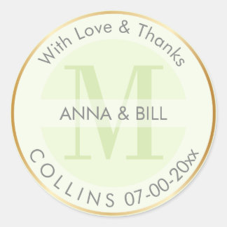 Adesivo Redondo PixDezines DIY Color/Mint Green/Obrigado