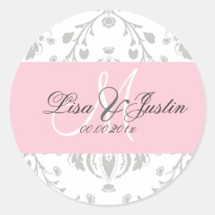 Adesivo Redondo PixDezines dolcé damasco diy cor