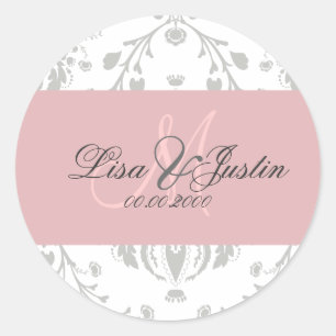 Adesivo Redondo PixDezines dolcé damasco diy cor