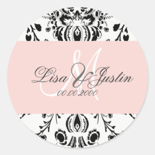 Adesivo Redondo PixDezines dolcé damasco diy cor