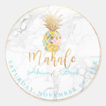 PixDezines Faux Dourado Abacaxi/Marble