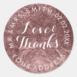 Adesivo Redondo PixDezines FAUX FOIL, BRONZE