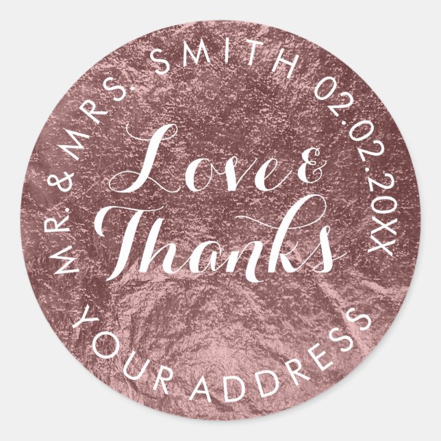 Adesivo Redondo PixDezines FAUX FOIL, BRONZE (Frente)