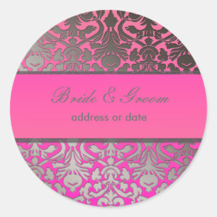 Adesivo Redondo PixDezines Flora Damask