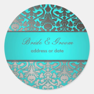Adesivo Redondo PixDezines Flora Damask