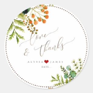 Adesivo Redondo PixDezines Greenery, Folhagem Tropical