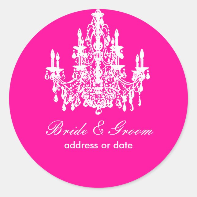 Adesivo Redondo PixDezines muda a cor de fundo, candelabro (Frente)