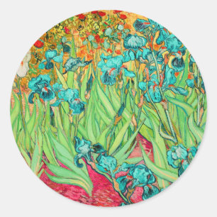 Adesivo Redondo PixDezines van gogh íris/st. remy