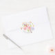 Adesivo Redondo PixDezines Watercolor Floral/Ranunculus/Obrigado (Envelope)