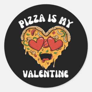 Adesivo Redondo Pizza É Meu Namorado