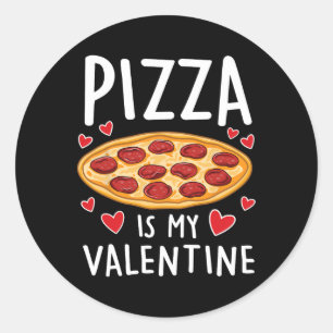 Adesivo Redondo Pizza É Meu Namorados Meninas Meninas Meninos Engr
