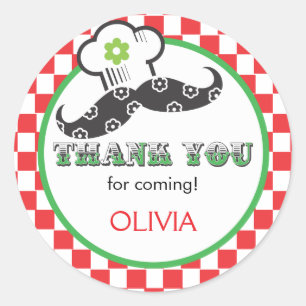 Adesivo Redondo Pizza Favor do Partido da Rapariga