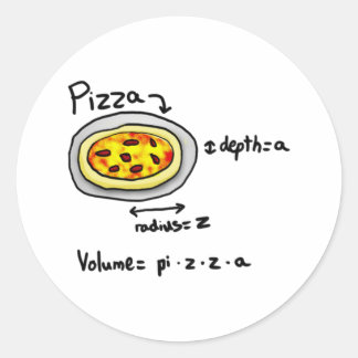 Adesivo Redondo Pizza Resolvida