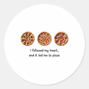 Adesivo Redondo Pizza Sticker