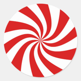 Adesivo Redondo placa de canas vermelha