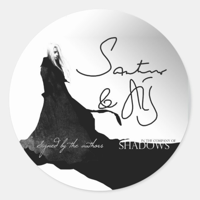 Adesivo Redondo Placa de registro ICoS, assinada pelos autores (Frente)