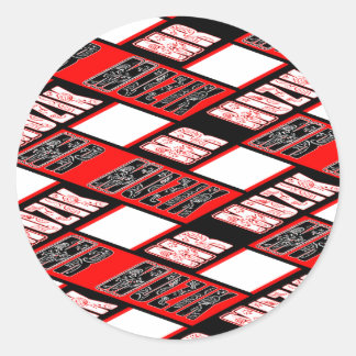 Adesivo Redondo Plad Sticker