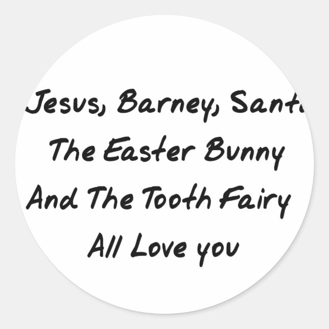 Adesivo Redondo Plaimatos imaginários