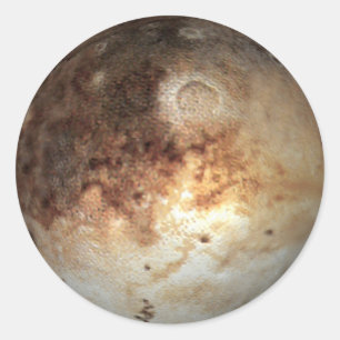 Adesivo Redondo PLANET PLUTO (sistema solar) ~