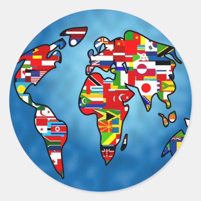 Adesivo Redondo Planeta Sinalizador (Frente)