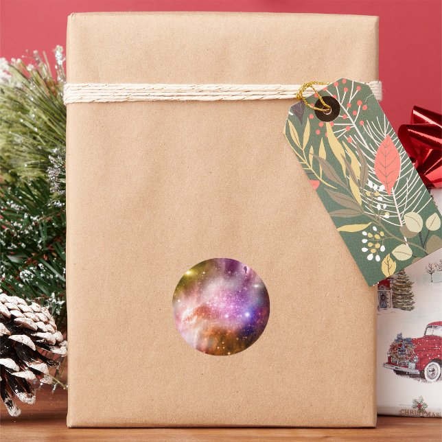 Adesivo Redondo Planetas E Galáxias (Criador carregado)