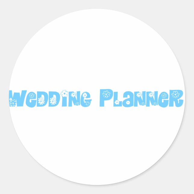 Adesivo Redondo Planner de Casamento (Frente)
