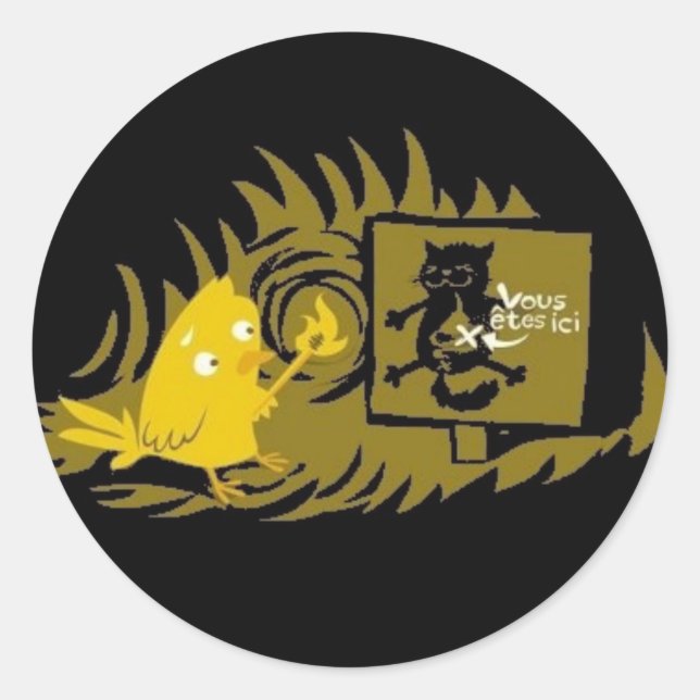 Adesivo Redondo Plano (Frente)