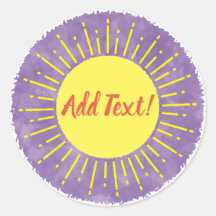 Plano de Fundo do Chá de fraldas de Aquarela Sunsh