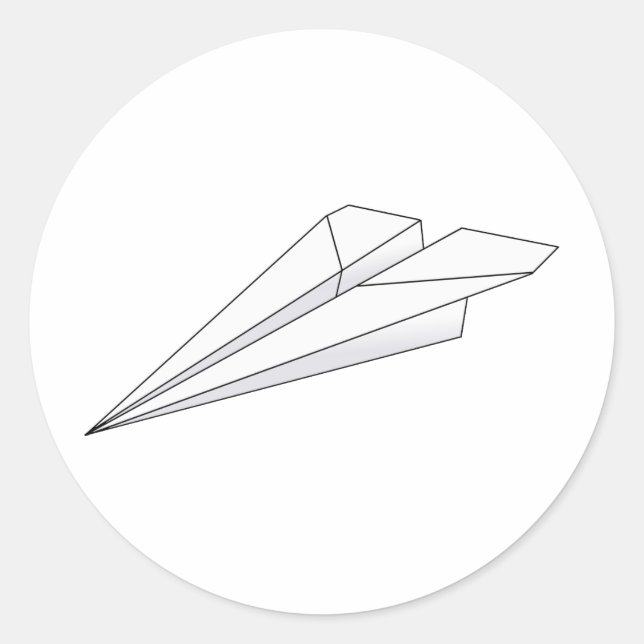 Adesivo Redondo Plano de papel (Frente)