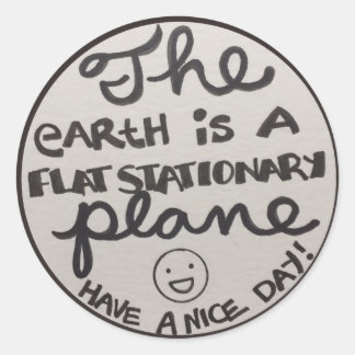 Adesivo Redondo Plano de Papel de carta plano