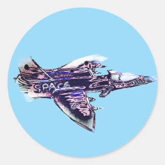 Adesivo Redondo Plano espacial