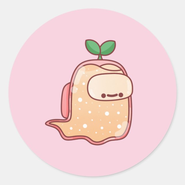 Adesivo Redondo Plant Ghost (Frente)