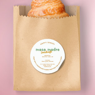 Adesivo Redondo Plantação de Algodão Pão-de-Pão