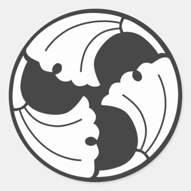 Adesivo Redondo Plantas [Camadas Familiares] (Frente)