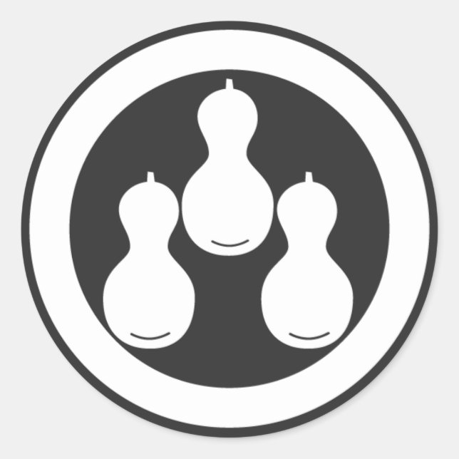 Adesivo Redondo Plantas [Camadas Familiares] (Frente)