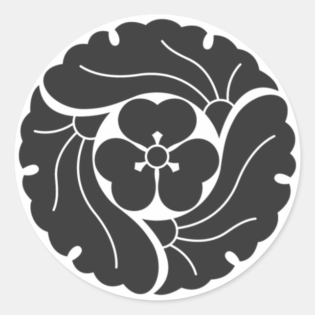 Adesivo Redondo Plantas [Camadas Familiares] (Frente)