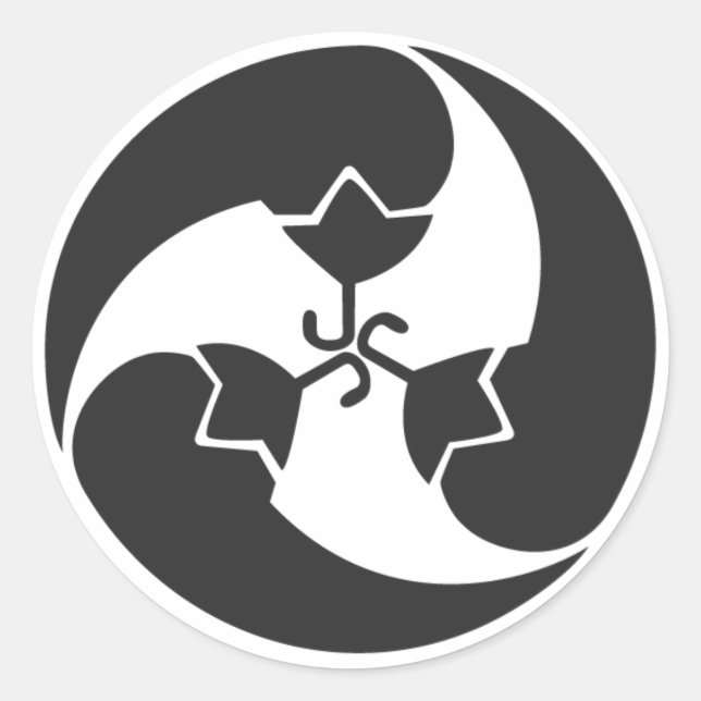 Adesivo Redondo Plantas [Camadas Familiares] (Frente)