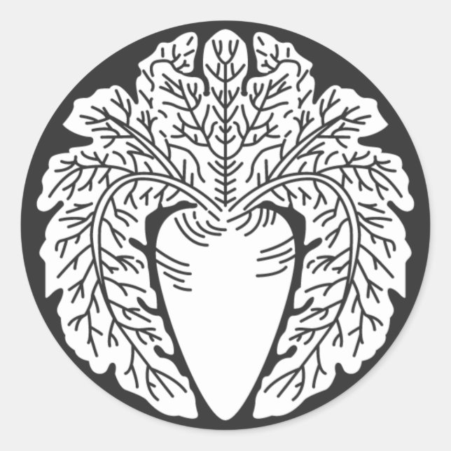 Adesivo Redondo Plantas [Camadas Familiares] (Frente)